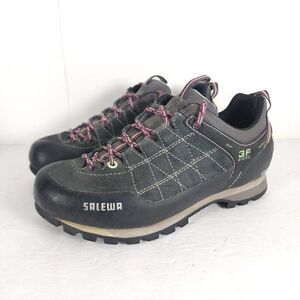 Salewa Women's 3F System Carbon Mint Mountain Trainer Vibram Sneakers Shoes